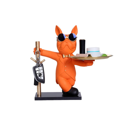 Dog Statue Coin Bank & Key/Snack Holder