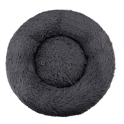 Round Plush Dog & Cat Bed
