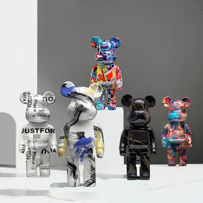 27cm Graffiti Bear Figurine