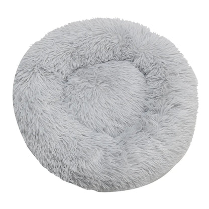 Round Plush Dog & Cat Bed