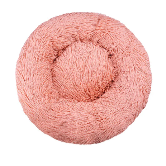 Round Plush Dog & Cat Bed