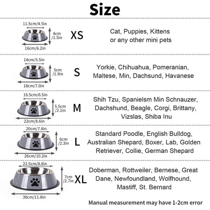 Stainless Steel Pet Bowl