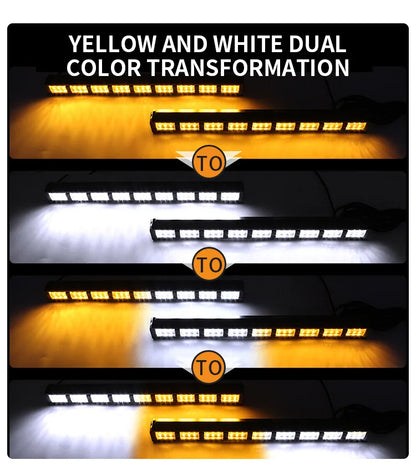 2-in-1 162 LED Windshield Strobe Warning Light