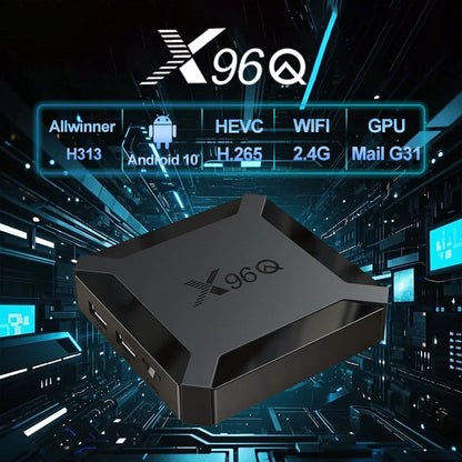 Hot X96Q Smart TV Box 4K Android 10 (2GB/16GB)