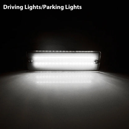 LED Bumper Amber Turn Signal & White DRL