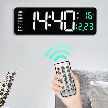 Large Digital Wall Clock