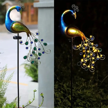 Metal Peacock Garden Decor