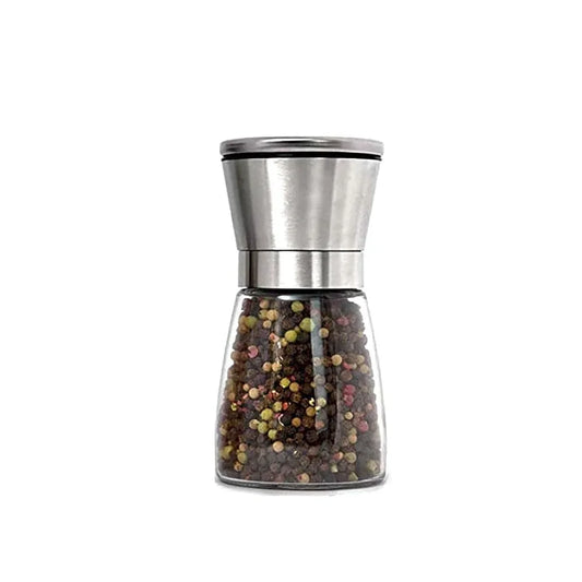 180/200ML Pepper Grinder Stainless Steel Glass Spice Bottle