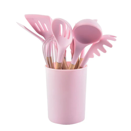 12PCS Heat-Resistant Silicone Kitchen Utensil Set