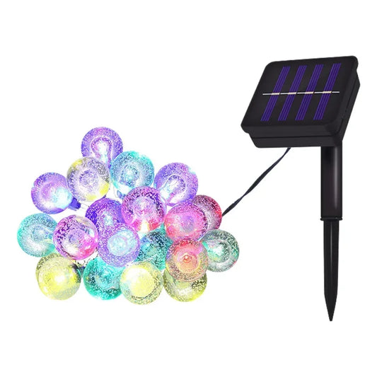 Solar Crystal Globe Fairy Lights
