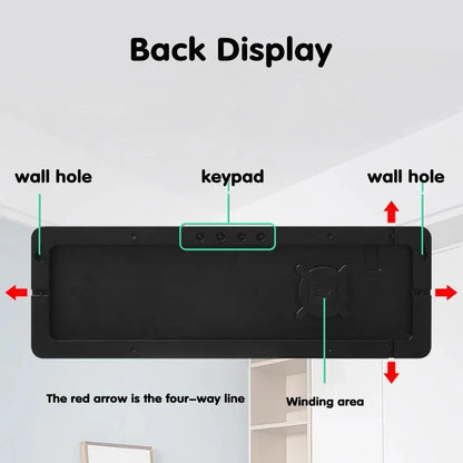 Large Digital Wall Clock