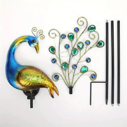 Metal Peacock Garden Decor