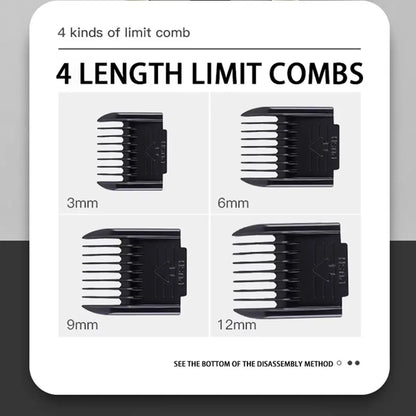Professional Low-Noise Pet Hair Trimmer & Shaver Set