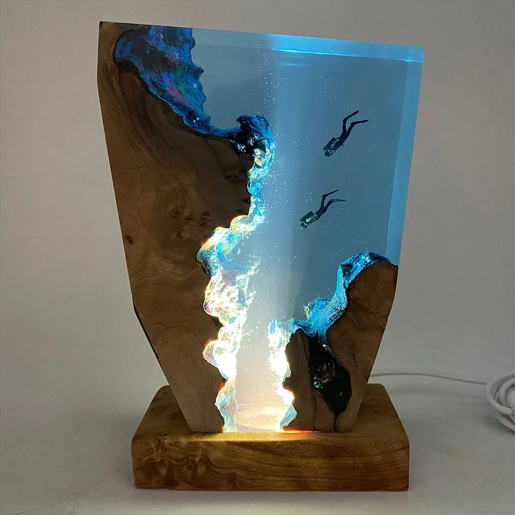 Seabed Exploration Resin Table Light