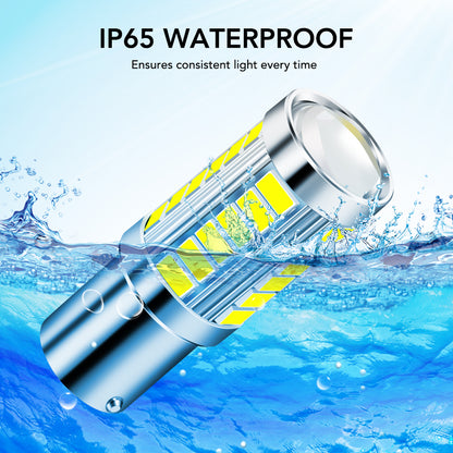 1PC BA15S P21W 1156 LED Reverse Light Bulb