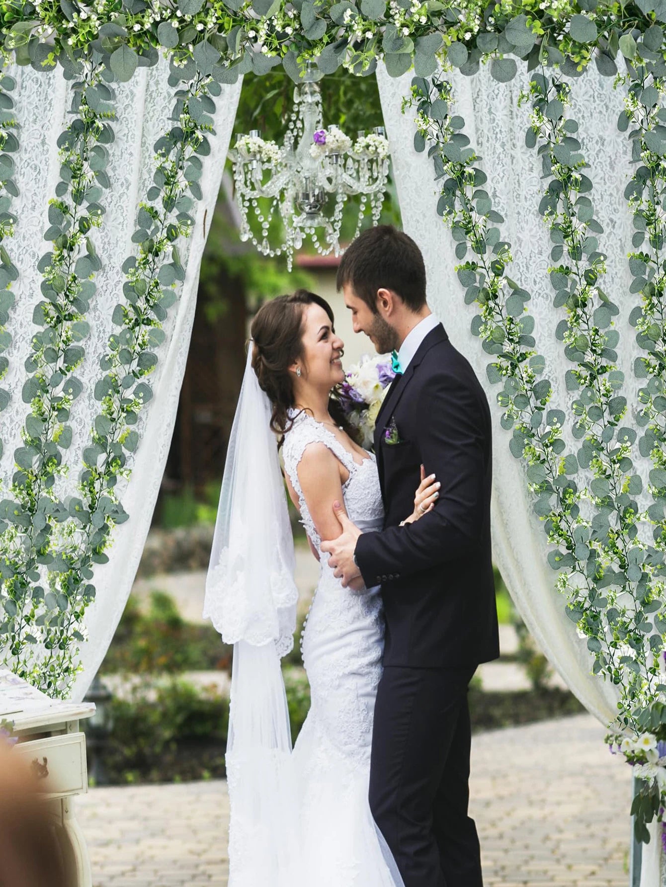 Silk Hanging Plants for Home, Garden & Wedding Decor