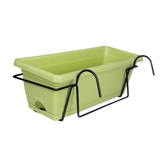 Railing & Window Box Flower Pot for Garden & Yard