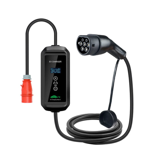 16A 3-Phase EVSE Charger with Wi-Fi & Bluetooth