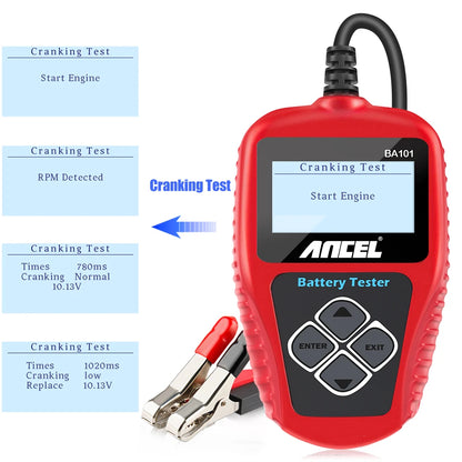 Automotive Battery Analyzer & Load Tester 100-2000CCA
