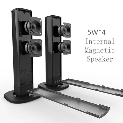Powerful Wireless Soundbar with Subwoofer for TV & PC