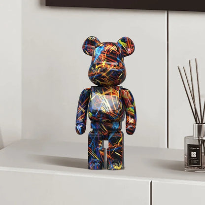 27cm Graffiti Bear Figurine