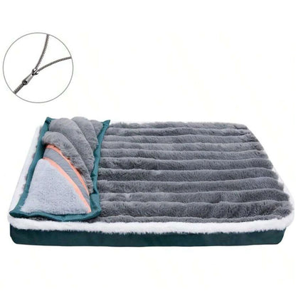 Removable Zipper Dog & Cat Bed Mat