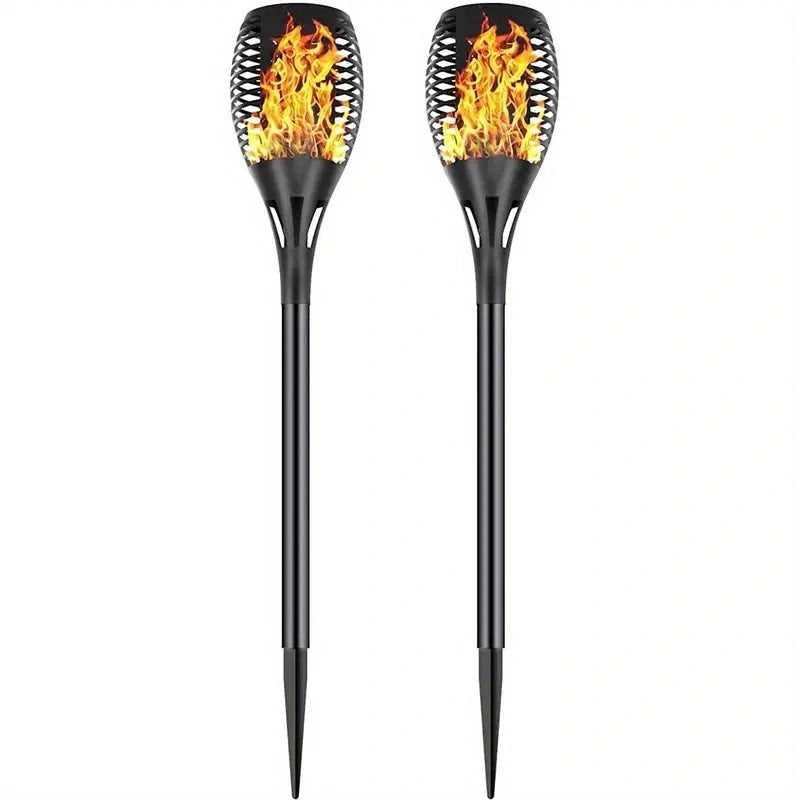 12LED Solar Flame Torch Light