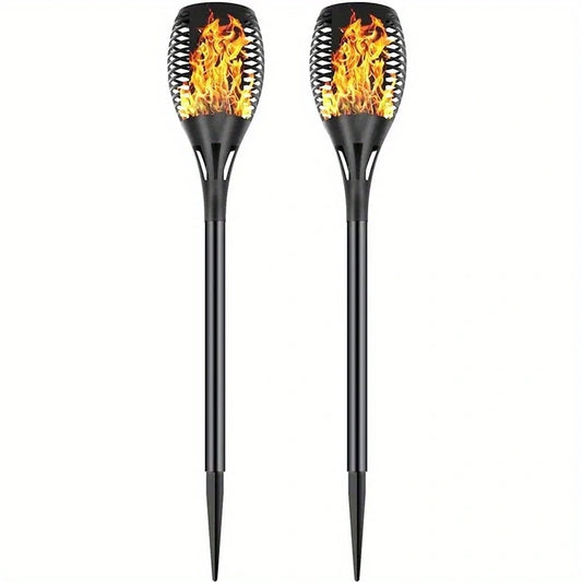 12LED Solar Flame Torch Light