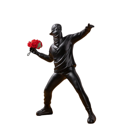 Flower Thrower Sculpture Figurine